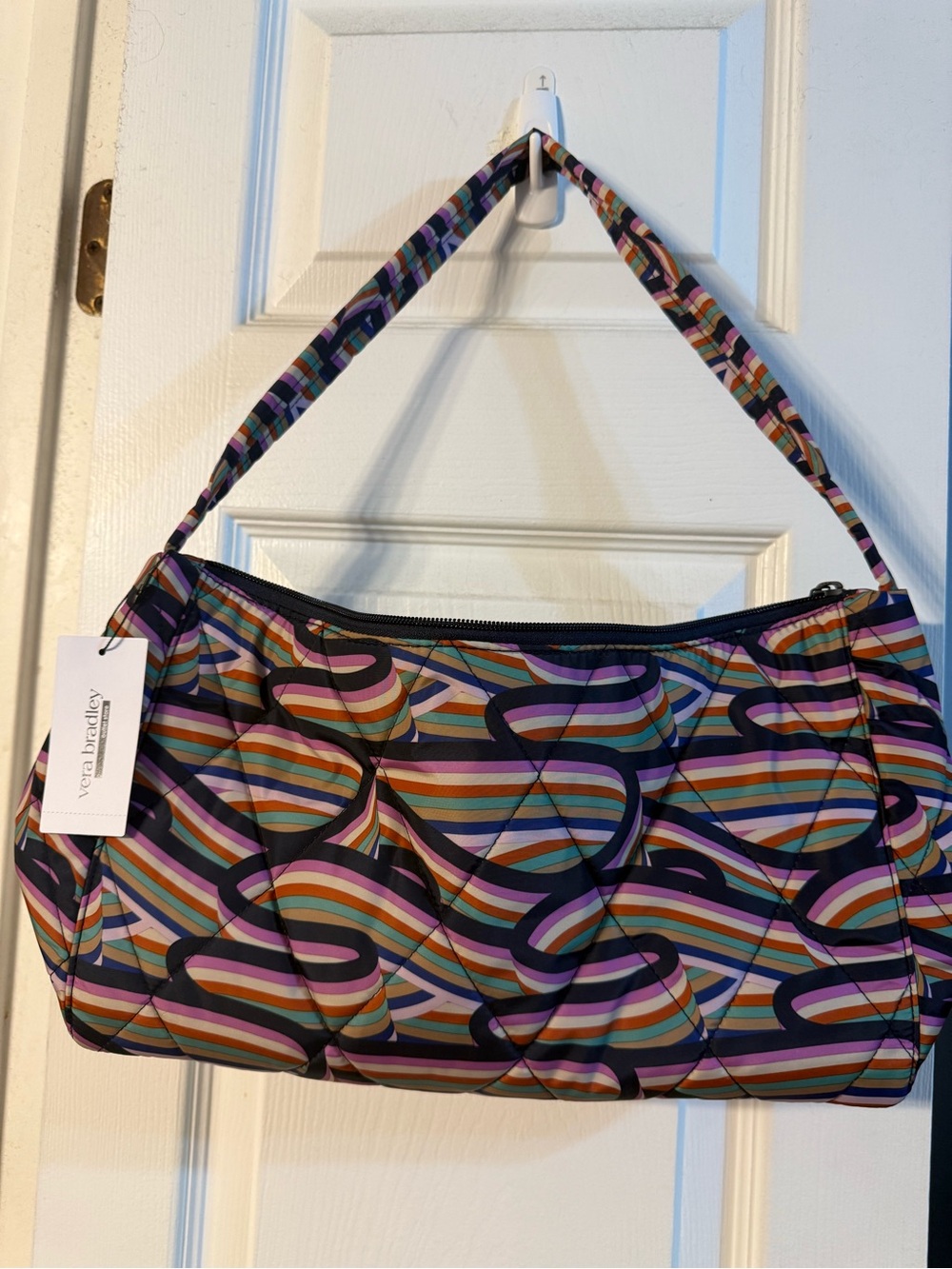Vera Bradley Multicolor Quilted Shoulder Bag New with tags